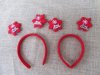 12X Christmas Headband Snowflake Headwear Hair Hoops Hairband