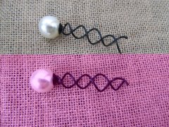 1Pack x 2Pc Spiral Twist Screw Hair Pin Bobby Clip Tie 12mm 1Pack x 2Pc Spiral Twist Screw Hair Pin Bobby Clip Tie 12mm