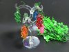 1X Crystal 6 Colored Grape Money Tree Figurines Wedding 17cm