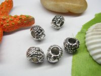 20pcs Tibetan Silver Barrel Beads European Design Yw-pa-mb98 20pcs Tibetan Silver Barrel Beads European Design Yw-pa-mb98
