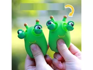 12Pcs Caterpillar Eye-Popping Decompress Pinch Toy Stress Relief