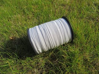 1Roll x 90 Meters Thick White Sewing Elastic 6mm