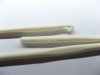 50 White Plastic Crochet Hook Needle for Crafts 6mm