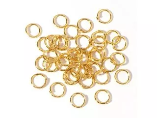 500g (Approx 2600Pcs) Golden Jumprings Jump Ring 10mm