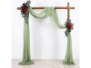 1Pc Light Green Wedding Arch Chiffon Backdrop Curtain Drapes 1Pc Light Green Wedding Arch Chiffon Backdrop Curtain Drapes