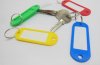 120 Plastic Name Tag Keychains Keyring Mixed