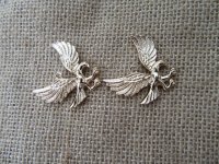 30Pcs Golden Color 3D Vivid Eagle Beads Charms Pendants