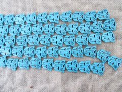 5Strands x 16Pcs Auto Bots Transformers Gemstone Beads 24x25x6mm
