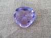 4X Purple Heart Crystal Taper Ball 49x49x26mm 4X Purple Heart Crystal Taper Ball 49x49x26mm