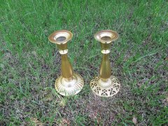 1Pc Ins Minimalist Candlestick Gold 17cm High Random Design 1Pc Ins Minimalist Candlestick Gold 17cm High Random Design