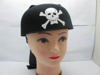 5 Pirate Hat Skull Caps Fancy Dress Costume For Kid