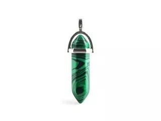 10X Green Turquoise Pendant Hexagon Prism Beads Charms