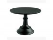 1Pc Black Dessert Cake Stand Pedestal Display 25cm Wedding Party
