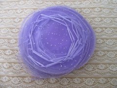100Pcs Purple Round Circles Organza Pouch Wedding Favor Bag 24cm 100Pcs Purple Round Circles Organza Pouch Wedding Favor Bag 24cm