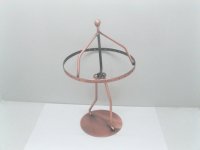 1X Unique Copper Hula Hoop Earring Display Stand for 15pairs
