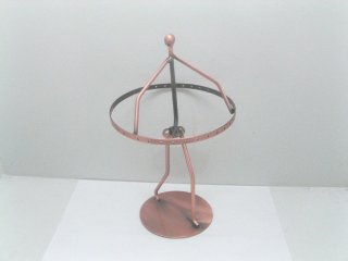 1X Unique Copper Hula Hoop Earring Display Stand for 15pairs