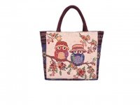 1X New Stylish Lover Owl Design Handbag Hippie Hand Bag