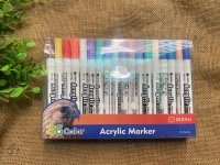 36 Colors Smooth Acrylic Paint Pen Marker for DIY Art Projects