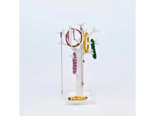 1Pc White Tree Earring Necklace Bracelet Jewellery Display Stand