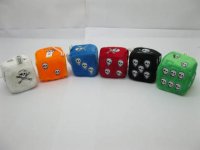 24Pcs Funny Sponge Materials Skull Dice with Sucker Mixed Colo 24Pcs Funny Sponge Materials Skull Dice with Sucker Mixed Colo