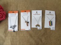 12Pcs New Rainbow Bat Etc Necklace Fashion Jewellery Findings