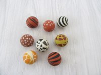 100X Rubber Bouncing Balls 30mm Mixed