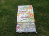 1Set 3in1 Mega Pack Color-Fill Sand Art Spir Whiz Rock Art