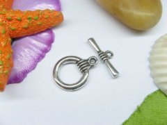 50sets Metal Smooth Circle Toggle Clasp yw-ac-tc91 50sets Metal Smooth Circle Toggle Clasp yw-ac-tc91