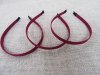 1Pc Wine Red Hair Band Headband NO Teeth 10mm Wide 1Pc Wine Red Hair Band Headband NO Teeth 10mm Wide