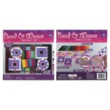 1Set Bead and Weave Bracelet Set Kids Crafts Jewelry Set