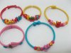 120 Lovely Bracelets/Bangles for Kids Mixed Color