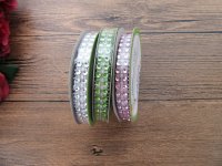 40Rolls Adhesive Diamond Wrap Ribbon Chain Flower Scrapbooking