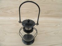 4X Metal Mini Black Hanging Candle Holders