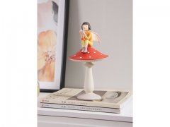 1Pc Mushroom Fairy Angel Enchanting Girl Figurine Statue