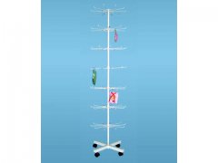 1X New White 7-layer Wire Display Rack for Retail