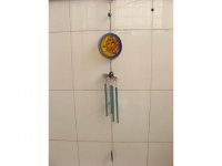 1X New Sun God Apollo Wind Chime-Blue Windchime