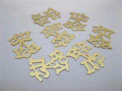 3600Pcs Golden "It's A Boy" Baby Shower Party Table Confetti 3600Pcs Golden "It's A Boy" Baby Shower Party Table Confetti