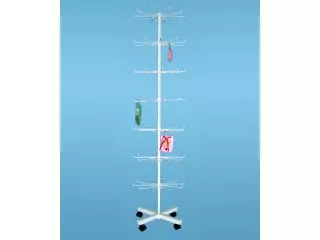1X New White 7-layer Wire Display Rack for Retail