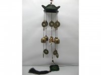 New Fengshui Elephant w/Bell Coin Wind Chime
