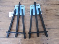 2X Wooden Black Artist Easel for Drawing Painting