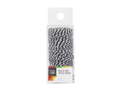 6Roll X 1.5Meter Black Cotton Bakers Twine String Cord Rope Craf 6Roll X 1.5Meter Black Cotton Bakers Twine String Cord Rope Craf