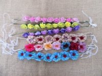 12Pcs Bend Yourself Floral Headpiece Hair Garland Wreath Flower