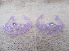 12X Pink Shiny Dress Up Tiaras Fancy Dress Head Pieces