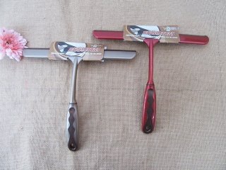 1Pc Glass Car Window Clean Sptula with Handle Random Color