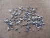300Grams Antique Silver Alloy Metal Beads Charms Bead Caps Assor