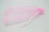 98 Pink Drawstring Jewelry Gift Pouches 23x17cm