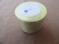 10Rolls X 25Yards Yellow Satin Ribbon 6mm Wide