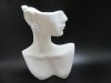 1Pc New White Torso Mannequin Bust Jewelry Display 215mm High
