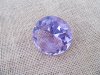 3X Purple Round Crystal Taper Ball 50x30mm