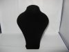 1Pc Black Velvet Necklace Display Bust Showcase 25cm